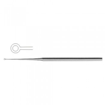 Buck Ear Curette Fig. 2 - Straight - Sharp Stainless Steel, 17 cm - 6 3/4" 